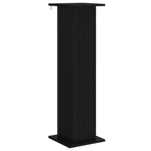 Növényállvány 2 pcs Fekete 30,5 x 30 x 100,5 cm Szerelt Fa