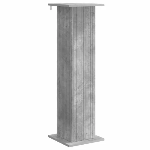 Növényállvány Betonszürke 30,5 x 30 x 100,5 cm Szerelt Fa