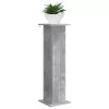  Növényállvány Betonszürke 30,5 x 30 x 100,5 cm Szerelt Fa