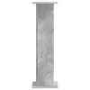  Növényállvány Betonszürke 30,5 x 30 x 100,5 cm Szerelt Fa