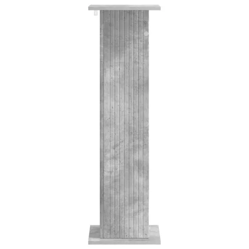  Növényállvány Betonszürke 30,5 x 30 x 100,5 cm Szerelt Fa