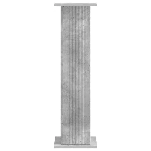  Növényállvány Betonszürke 30,5 x 30 x 100,5 cm Szerelt Fa