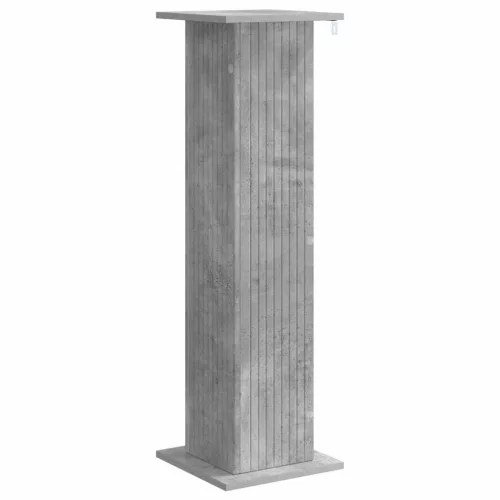  Növényállvány Betonszürke 30,5 x 30 x 100,5 cm Szerelt Fa
