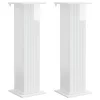  Növényállvány 2 pcs Magasfényű Fehér 30,5 x 30 x 100,5 cm