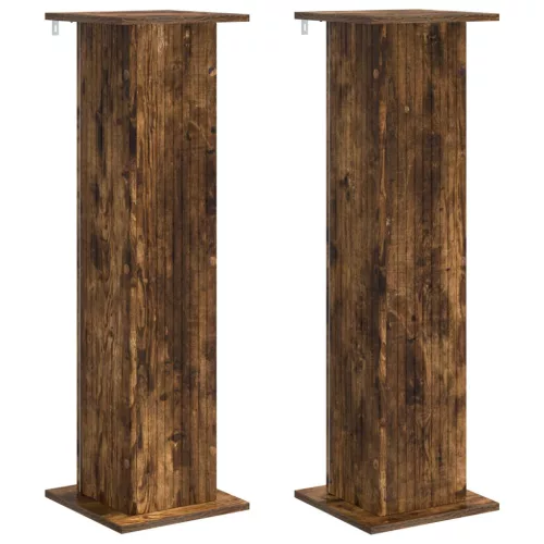  Növényállvány 2 pcs Füstös Tölgy 30,5 x 30 x 100,5 cm