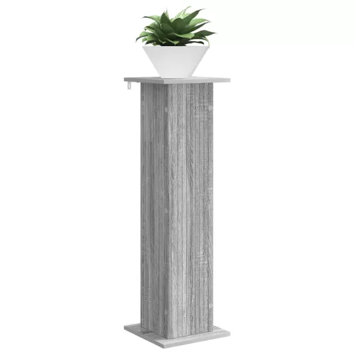  Növényállvány Szürke Sonoma 30,5 x 30 x 100,5 cm Szerelt Fa