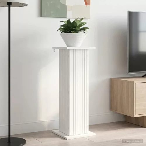  Növényállvány 2 pcs Fehér 30,5 x 30 x 80,5 cm Szerelt Fa
