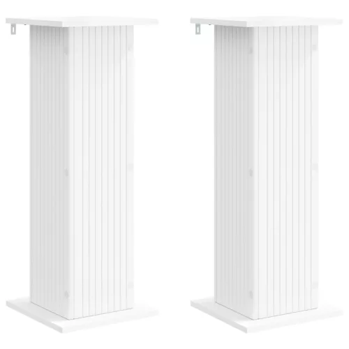  Növényállvány 2 pcs Fehér 30,5 x 30 x 80,5 cm Szerelt Fa