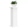  Növényállvány 2 pcs Fehér 30,5 x 30 x 80,5 cm Szerelt Fa
