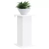  Növényállvány 2 pcs Fehér 30,5 x 30 x 60,5 cm Szerelt Fa