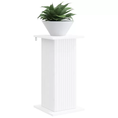  Növényállvány 2 pcs Fehér 30,5 x 30 x 60,5 cm Szerelt Fa