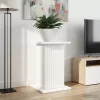  Növényállvány 2 pcs Fehér 30,5 x 30 x 43 cm Szerelt Fa
