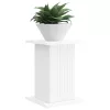  Növényállvány 2 pcs Fehér 30,5 x 30 x 43 cm Szerelt Fa