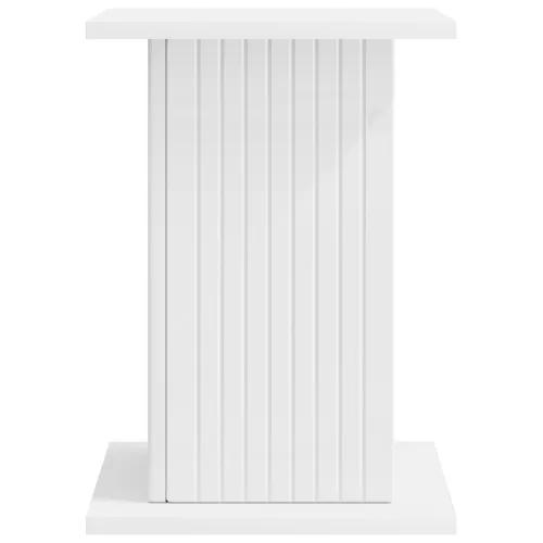  Növényállvány 2 pcs Fehér 30,5 x 30 x 43 cm Szerelt Fa