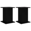  Növényállvány 2 pcs Fekete 30,5 x 30 x 43 cm Szerelt Fa