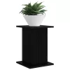  Növényállvány 2 pcs Fekete 30,5 x 30 x 43 cm Szerelt Fa