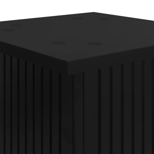  Növényállvány 2 pcs Fekete 30,5 x 30 x 43 cm Szerelt Fa