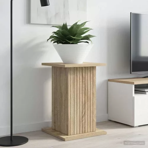  Növényállvány 2 pcs Sonoma Tölgy 30,5 x 30 x 43 cm Szerelt Fa