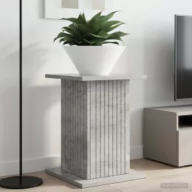    Növényállvány 2 pcs Betonszürke 30,5 x 30 x 43 cm Szerelt Fa