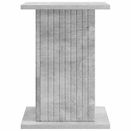  Növényállvány 2 pcs Betonszürke 30,5 x 30 x 43 cm Szerelt Fa