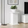  Növényállvány 2 pcs Magasfényű Fehér 30,5 x 30 x 43 cm