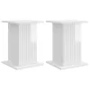  Növényállvány 2 pcs Magasfényű Fehér 30,5 x 30 x 43 cm