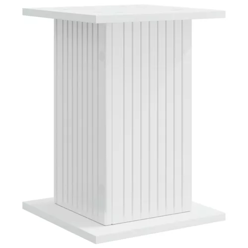  Növényállvány 2 pcs Magasfényű Fehér 30,5 x 30 x 43 cm