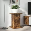 Növényállvány 2 pcs Füstös Tölgy 30,5 x 30 x 43 cm Szerelt Fa