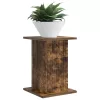  Növényállvány 2 pcs Füstös Tölgy 30,5 x 30 x 43 cm Szerelt Fa