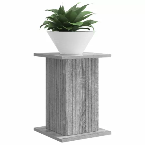  Növényállvány 2 pcs Szürke Sonoma 30,5 x 30 x 43 cm Szerelt Fa