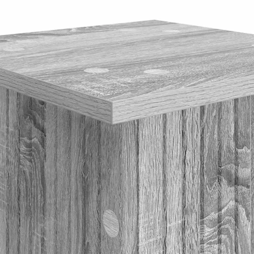  Növényállvány 2 pcs Szürke Sonoma 30,5 x 30 x 43 cm Szerelt Fa
