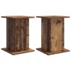  Növényállvány 2 pcs Antik Fa 30,5 x 30 x 43 cm Szerelt Fa