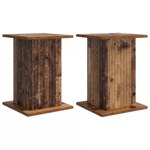 Növényállvány 2 pcs Antik Fa 30,5 x 30 x 43 cm Szerelt Fa