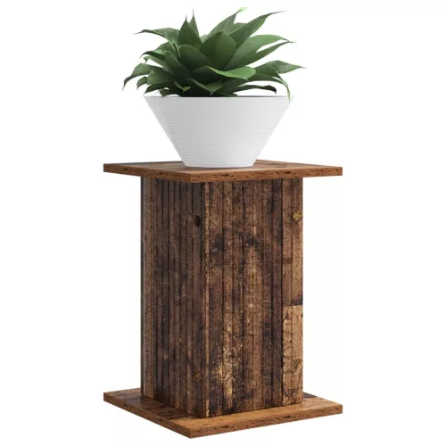  Növényállvány 2 pcs Antik Fa 30,5 x 30 x 43 cm Szerelt Fa