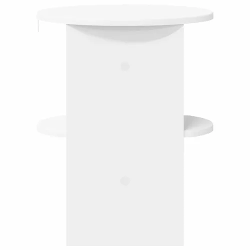  Oldalsó szekrény 2 pcs Fehér Ø40 x 50 cm Mérnöki fa