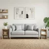  Oldalsó szekrény 2 pcs Sonoma tölgy Ø40 x 50 cm Mérnöki fa