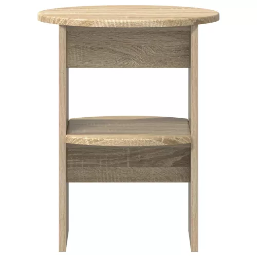  Oldalsó szekrény 2 pcs Sonoma tölgy Ø40 x 50 cm Mérnöki fa