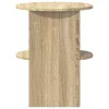  Oldalsó szekrény 2 pcs Sonoma tölgy Ø40 x 50 cm Mérnöki fa