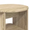  Oldalsó szekrény 2 pcs Sonoma tölgy Ø40 x 50 cm Mérnöki fa