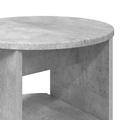  Oldalsó szekrény Beton Szürke Ø40 x 50 cm Mérnöki fa