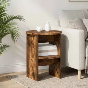    Oldalsó szekrény Füstölt Tölgy Ø40 x 50 cm Mérnöki fa