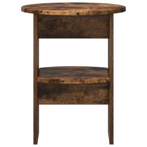  Oldalsó szekrény Füstölt Tölgy Ø40 x 50 cm Mérnöki fa