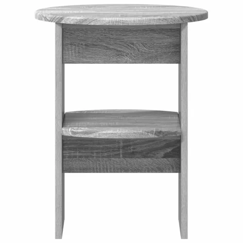  Oldalsó szekrény 2 pcs Szürke Sonoma Ø40 x 50 cm Mérnöki fa