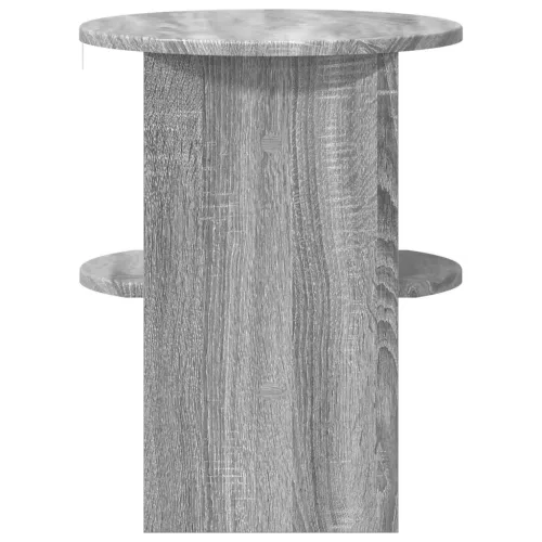  Oldalsó szekrény 2 pcs Szürke Sonoma Ø40 x 50 cm Mérnöki fa