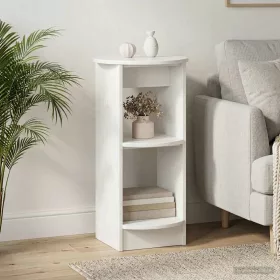  Oldalsó szekrény Magasfényű Fehér Mérnöki fa