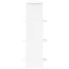  Oldalsó szekrény Fehér 40 x 40 x 100 cm Mérnöki fa