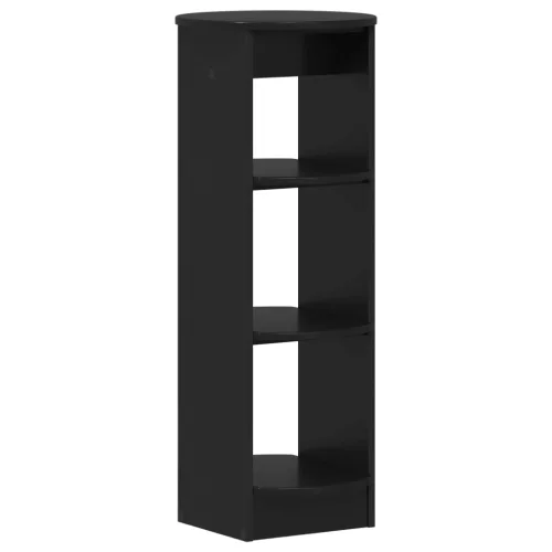  Oldalsó szekrény Fekete 40 x 40 x 100 cm Mérnöki fa