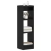  Oldalsó szekrény Fekete 40 x 40 x 100 cm Mérnöki fa