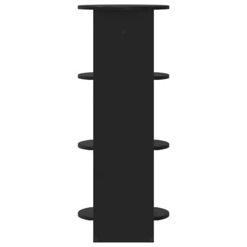  Oldalsó szekrény Fekete 40 x 40 x 100 cm Mérnöki fa