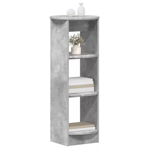  Oldalsó szekrény Beton Szürke 40 x 40 x 100 cm Mérnöki fa